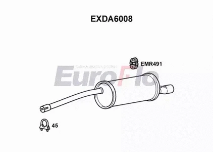 Rear Muffler (EXDA6008)