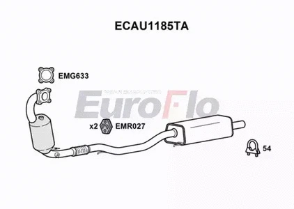 Catalytic Converter (ECAU1185TA)