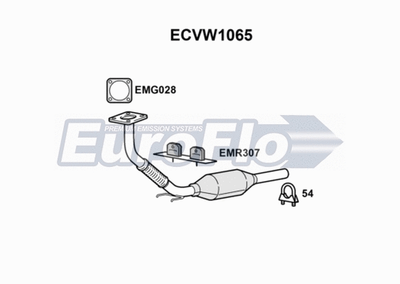 Catalytic Converter (ECVW1065)