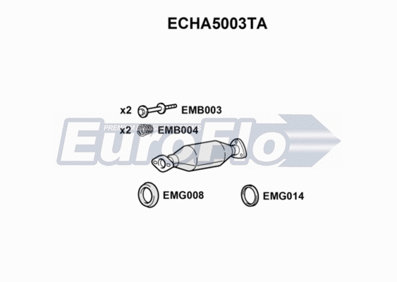 Catalytic Converter (ECHA5003TA)