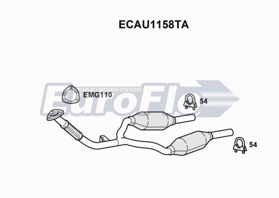 Catalytic Converter (ECAU1158TA)