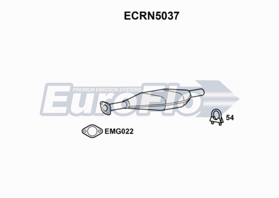 Catalytic Converter (ECRN5037)
