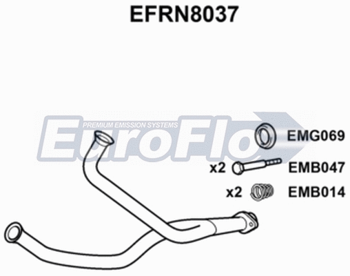 Exhaust Pipe (EFRN8037)