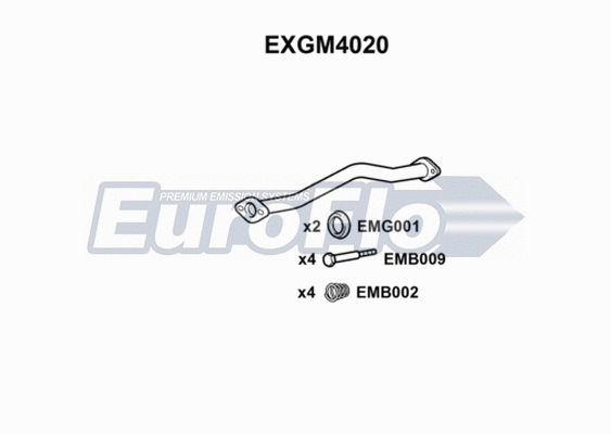 Exhaust Pipe (EXGM4020)