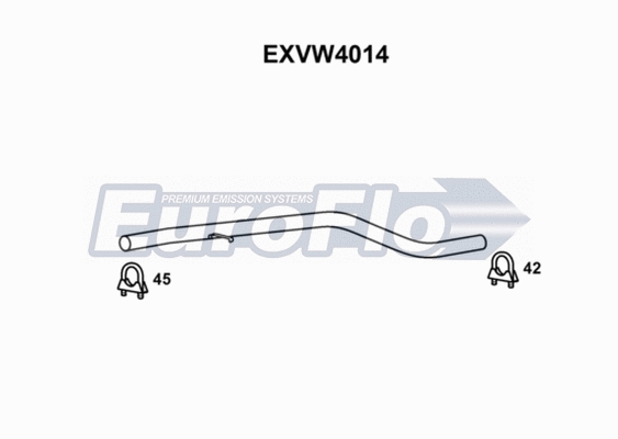 Exhaust Pipe (EXVW4014)