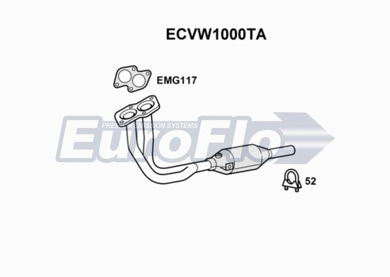 Catalytic Converter (ECVW1000TA)