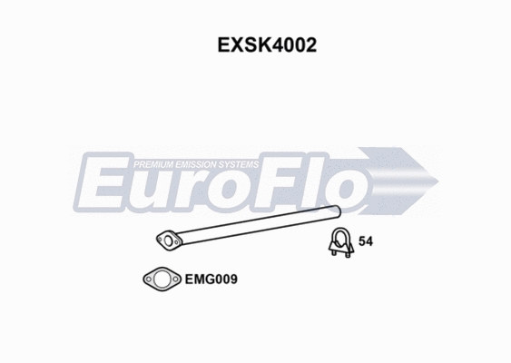 Exhaust Pipe (EXSK4002)
