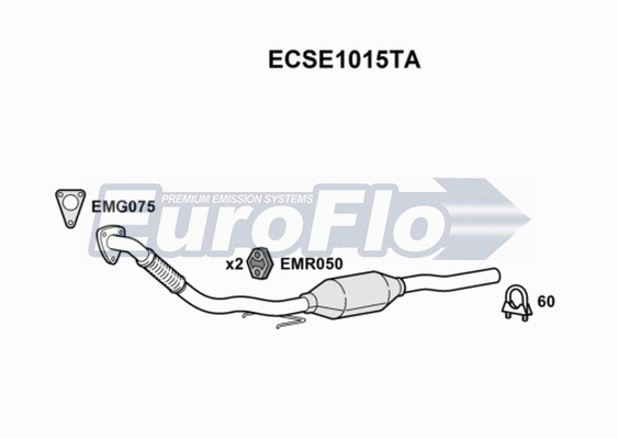 Catalytic Converter (ECSE1015TA)
