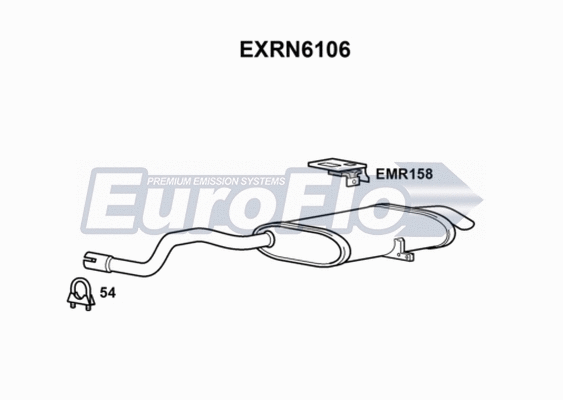 Rear Muffler (EXRN6106)