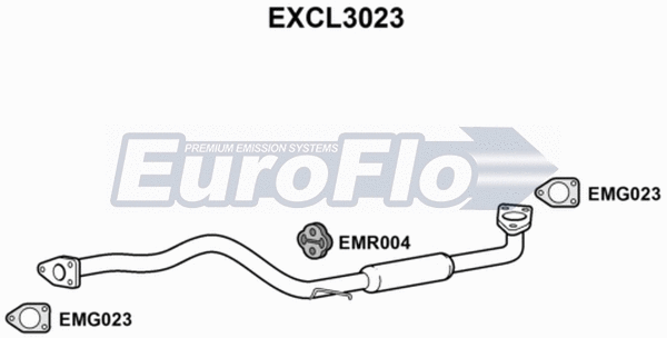 Centre Muffler (EXCL3023)