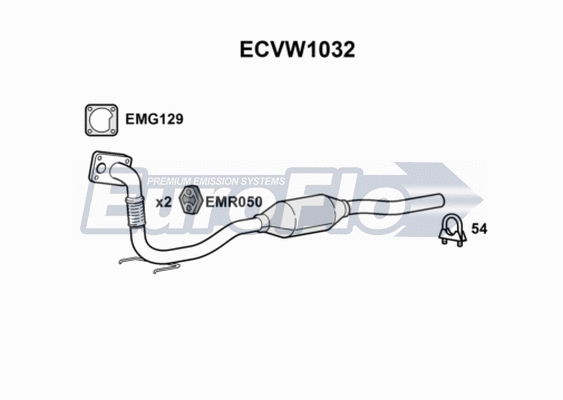 Catalytic Converter (ECVW1032)