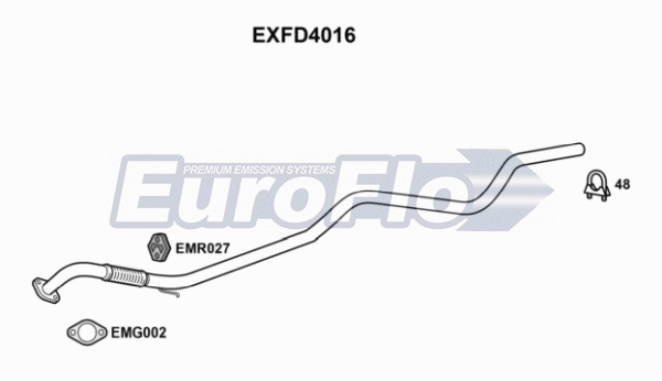 Exhaust Pipe (EXFD4016)