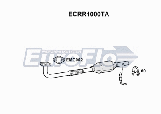 Catalytic Converter (ECRR1000TA)