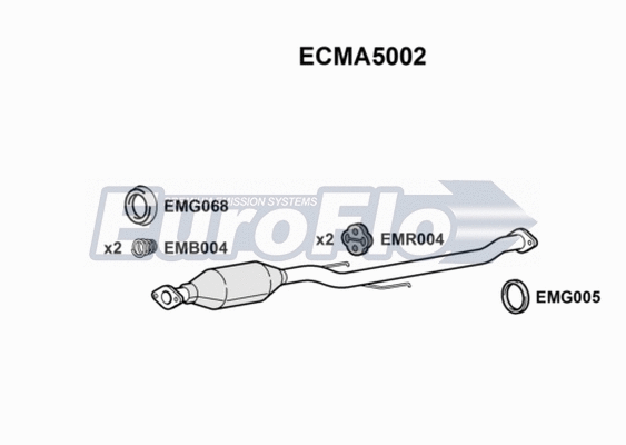 Catalytic Converter (ECMA5002)