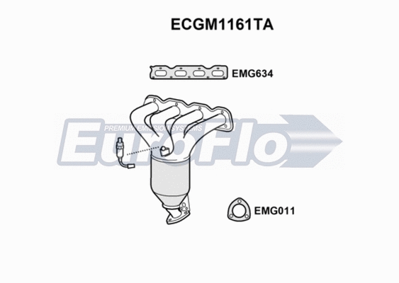 Catalytic Converter (ECGM1161TA)