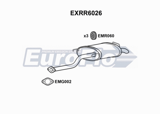 Rear Muffler (EXRR6026)
