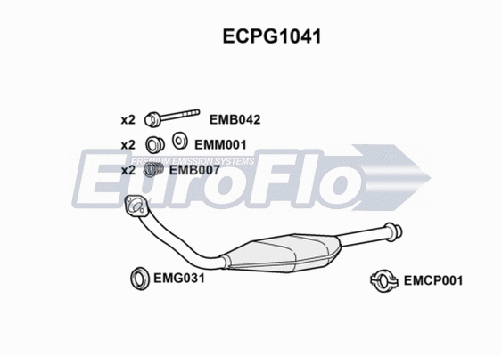 Catalytic Converter (ECPG1041)