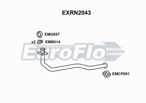 Exhaust Pipe (EXRN2043)