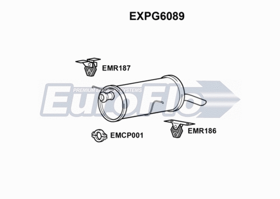 Rear Muffler (EXPG6089)