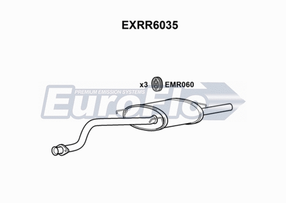 Rear Muffler (EXRR6035)