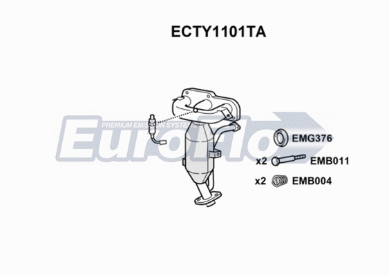 Catalytic Converter (ECTY1101TA)