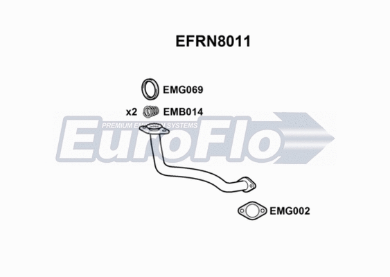 Exhaust Pipe (EFRN8011)