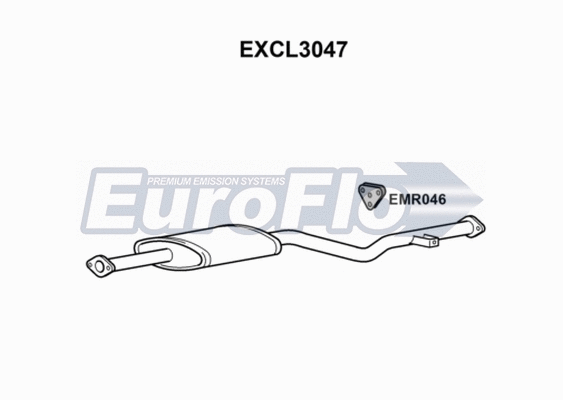 Centre Muffler (EXCL3047)
