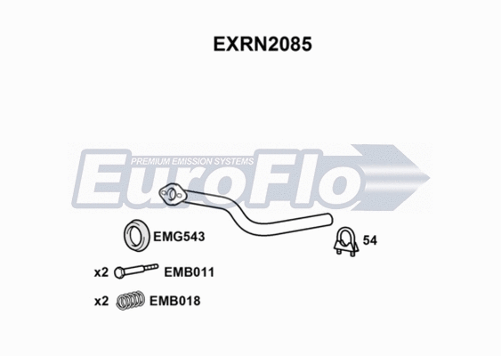 Exhaust Pipe (EXRN2085)