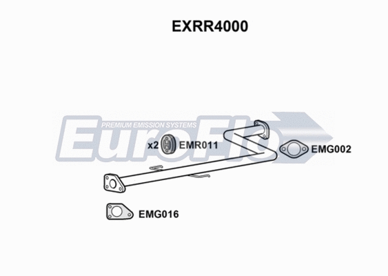 Exhaust Pipe (EXRR4000)
