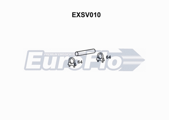 Pipe Connector, exhaust system (EXSV010)