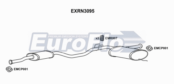 Centre Muffler (EXRN3095)