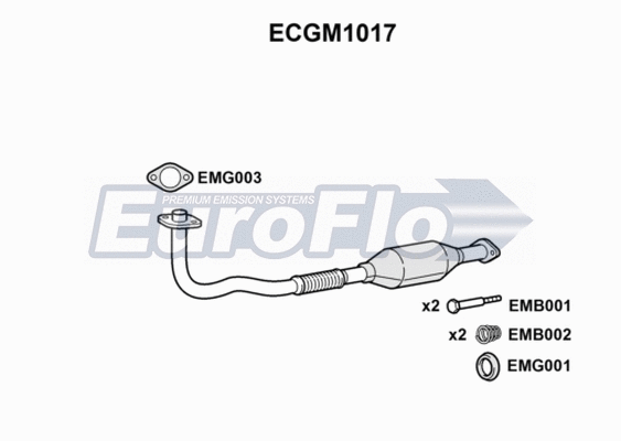 Catalytic Converter (ECGM1017)