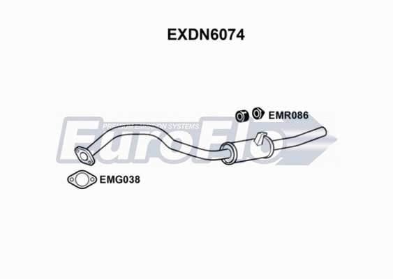Rear Muffler (EXDN6074)