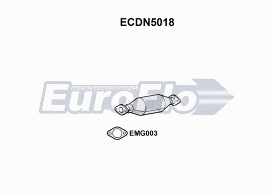 Catalytic Converter (ECDN5018)