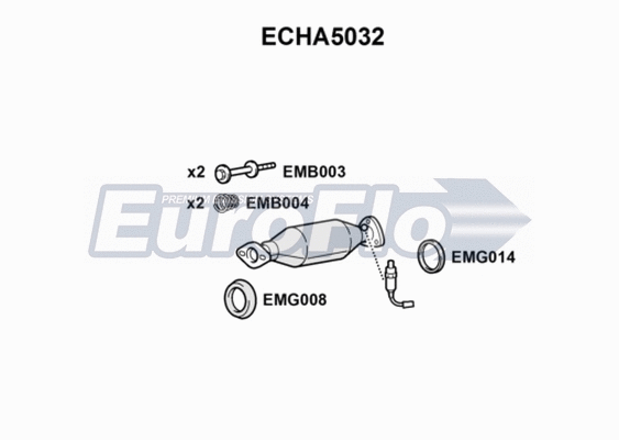 Catalytic Converter (ECHA5032)