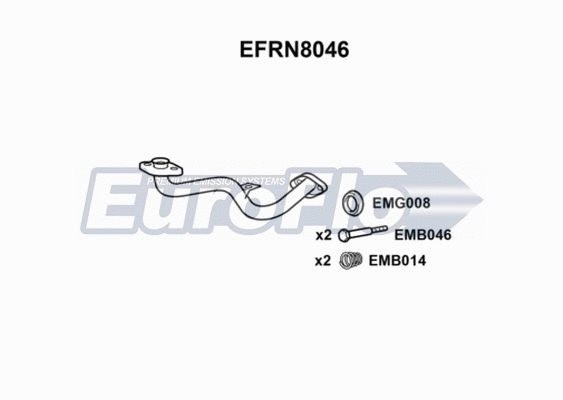 Exhaust Pipe (EFRN8046)