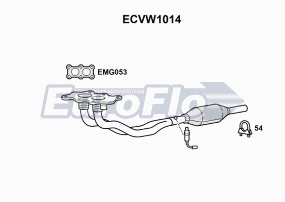 Catalytic Converter (ECVW1014)