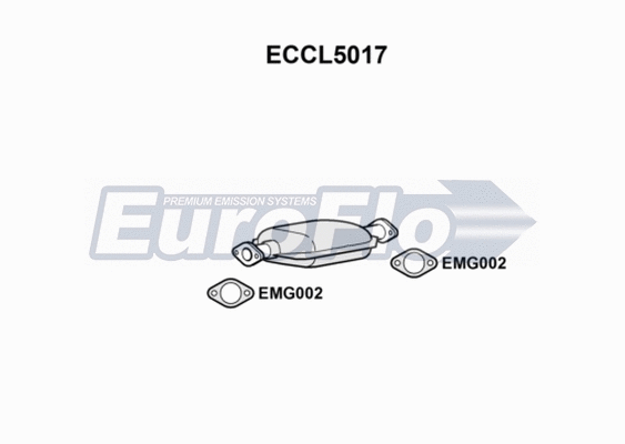 Catalytic Converter (ECCL5017)
