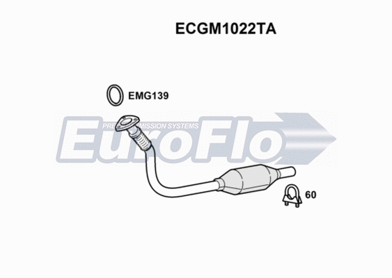 Catalytic Converter (ECGM1022TA)
