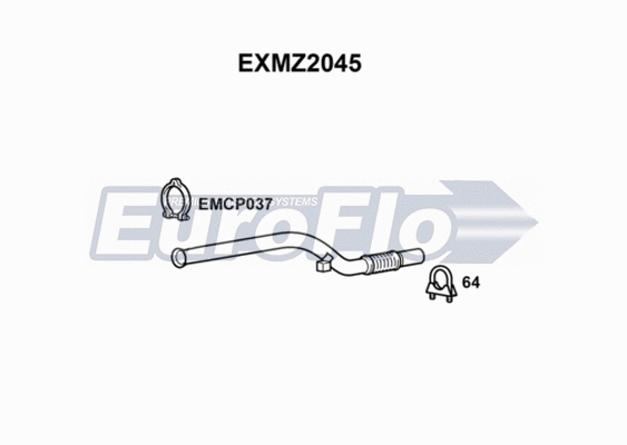 Exhaust Pipe (EXMZ2045)