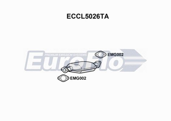 Catalytic Converter (ECCL5026TA)
