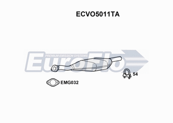 Catalytic Converter (ECVO5011TA)