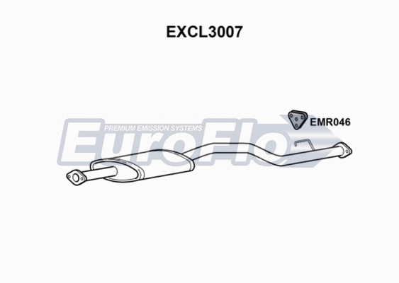 Centre Muffler (EXCL3007)