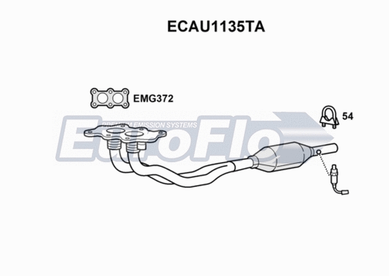Catalytic Converter (ECAU1135TA)
