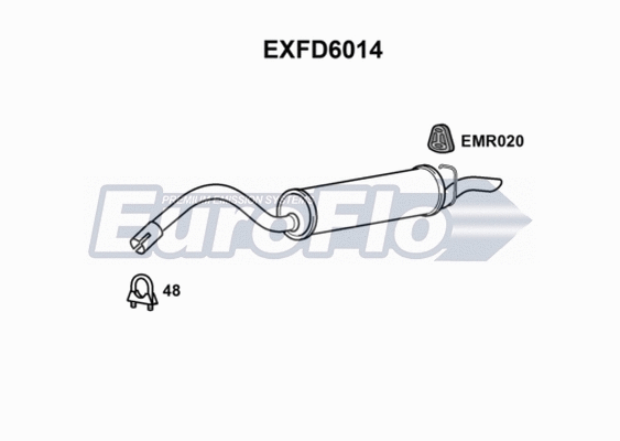 Rear Muffler (EXFD6014)