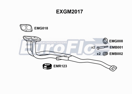 Exhaust Pipe (EXGM2017)