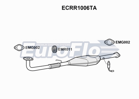 Catalytic Converter (ECRR1006TA)