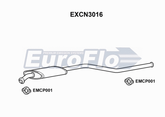 Centre Muffler (EXCN3016)