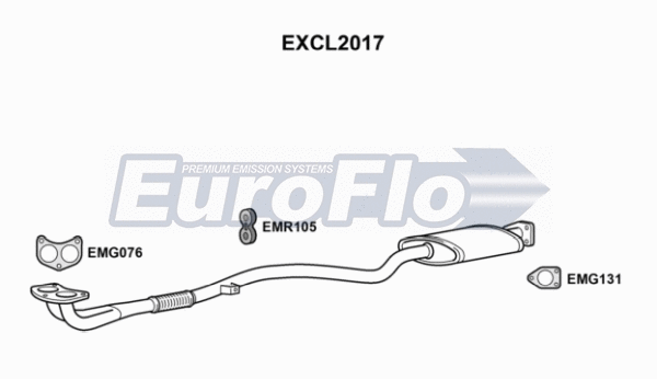 Exhaust Pipe (EXCL2017)