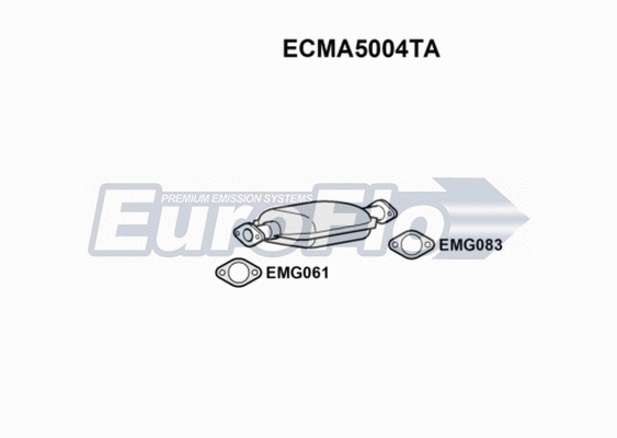 Catalytic Converter (ECMA5004TA)